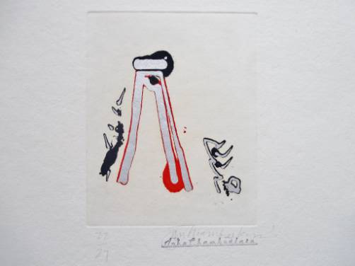 John Chamberlain print `One Among Many` from `Outer Signs of Inner Grace` Suite 1986, American